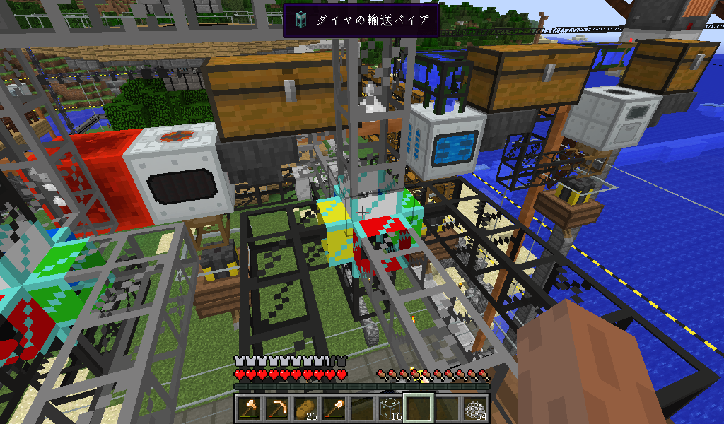 Minecraft 工業mod 鉱石増加ラインを作る Ic2ex 原油ごくごく