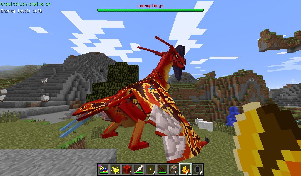 Ore Spawn 仲間にできるmobその7 Leonopteryx Minecraft 1 7 10 Mod 原油ごくごく